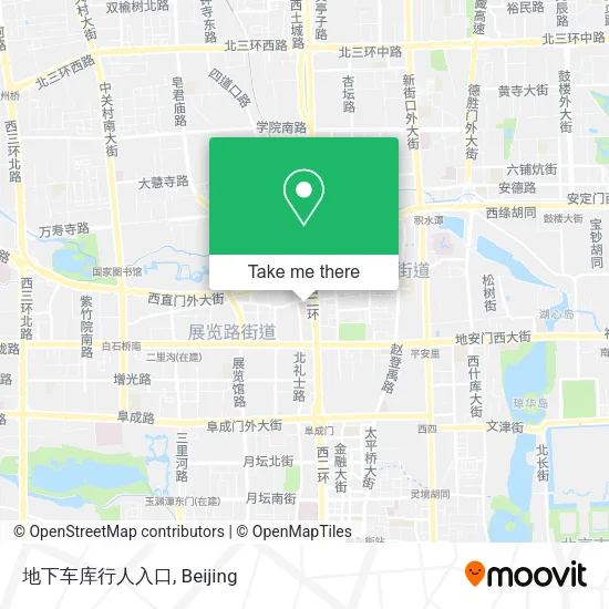 地下车库行人入口 map