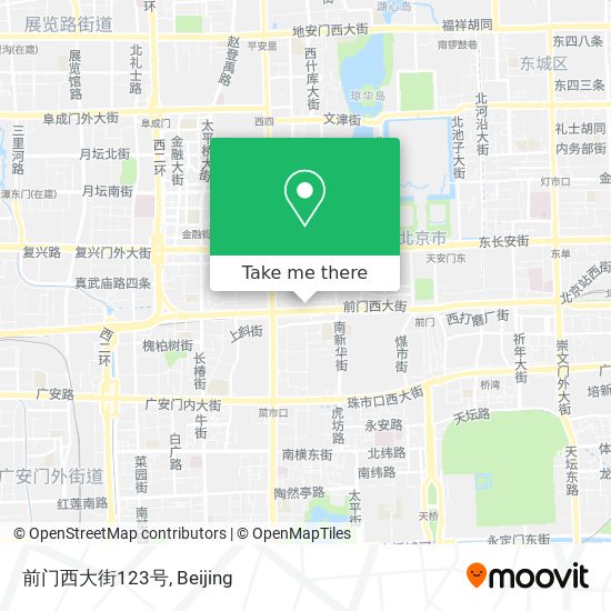 前门西大街123号 map