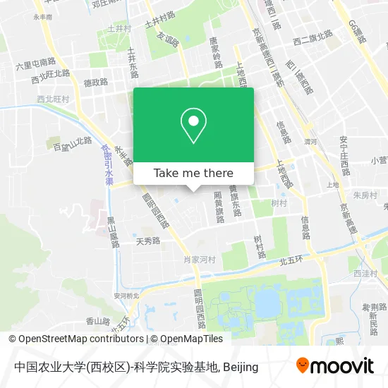 中国农业大学(西校区)-科学院实验基地 map