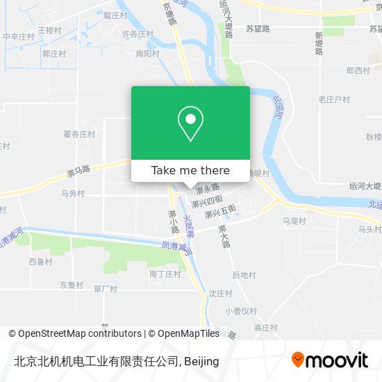北京北机机电工业有限责任公司 map