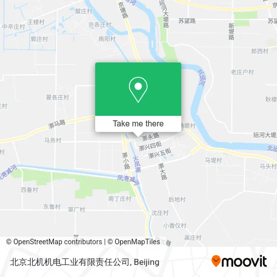 北京北机机电工业有限责任公司 map