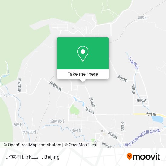 北京有机化工厂 map