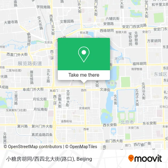 小糖房胡同/西四北大街(路口) map