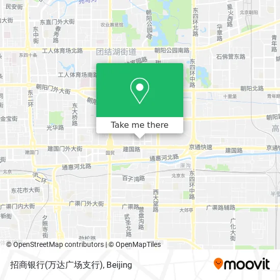 招商银行(万达广场支行) map