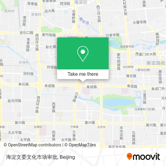 海淀文委文化市场审批 map