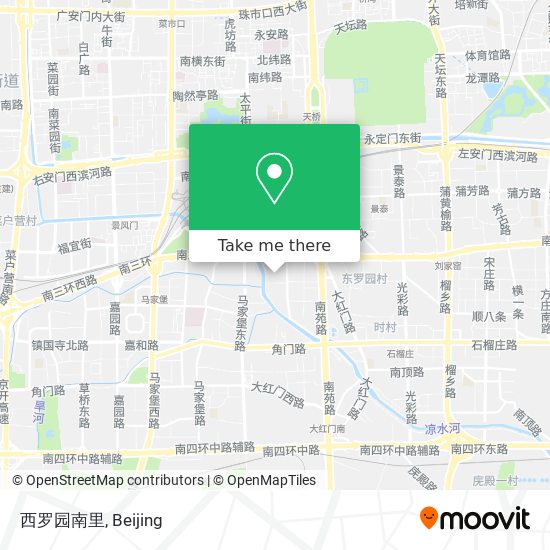 西罗园南里 map