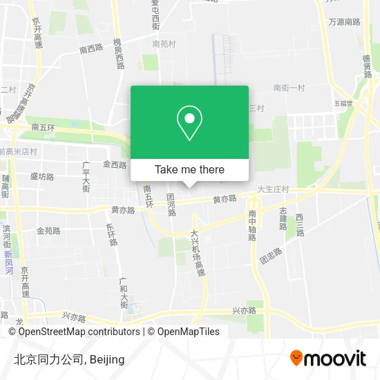 北京同力公司 map