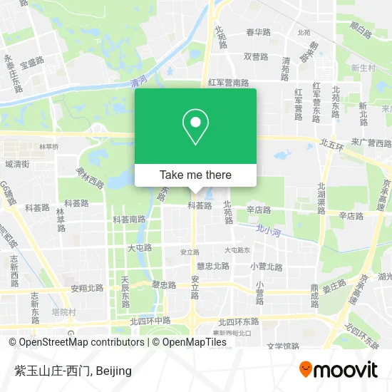 紫玉山庄-西门 map