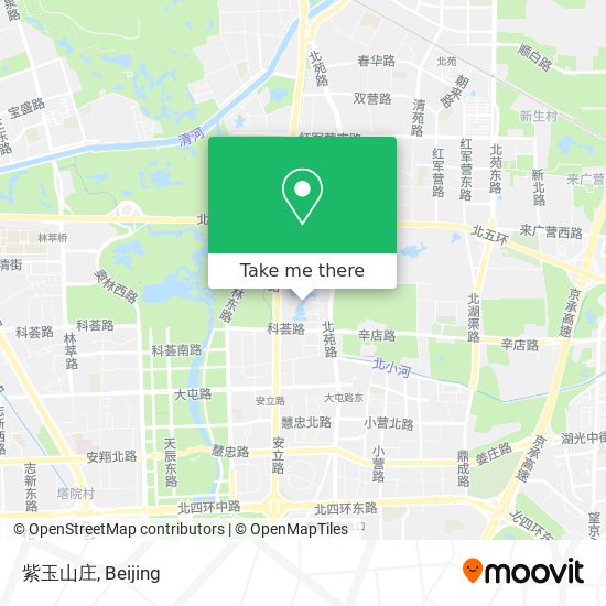 紫玉山庄 map