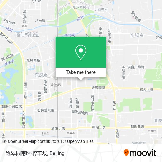 逸翠园南区-停车场 map