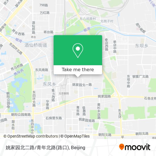 姚家园北二路/青年北路(路口) map