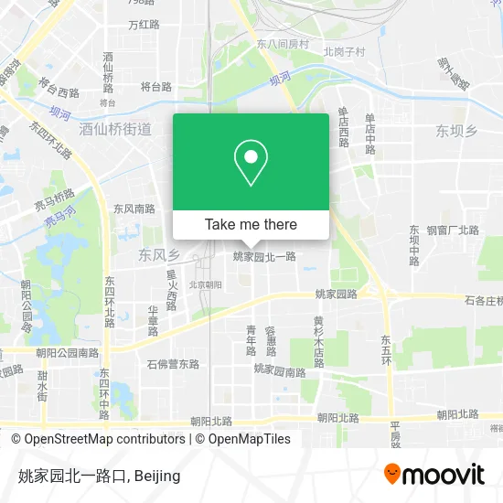 姚家园北一路口 map
