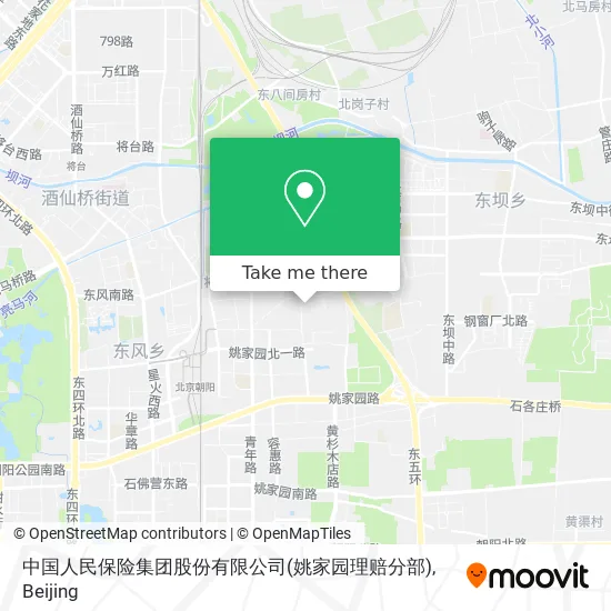 中国人民保险集团股份有限公司(姚家园理赔分部) map