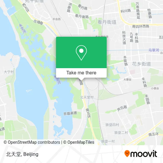 北天堂 map