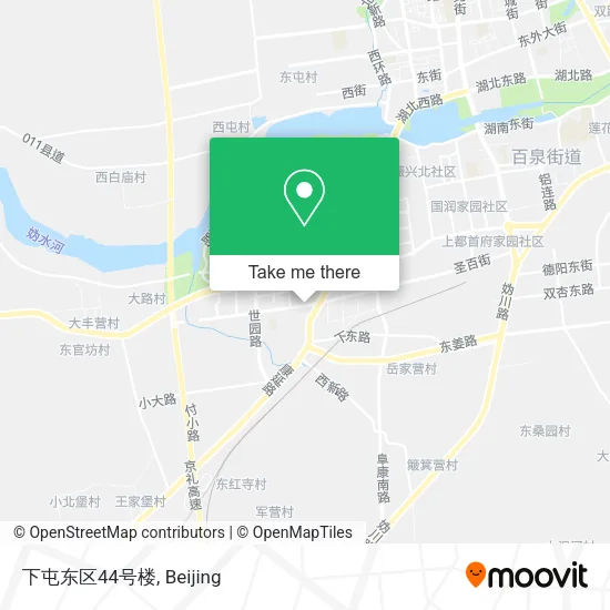 下屯东区44号楼 map