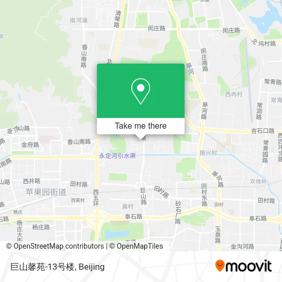 巨山馨苑-13号楼 map