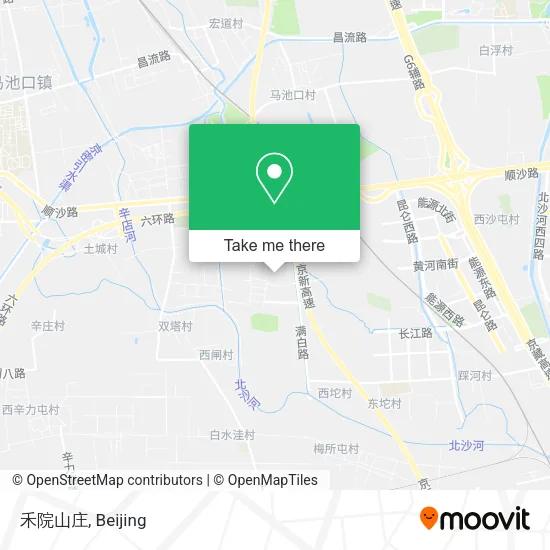 禾院山庄 map