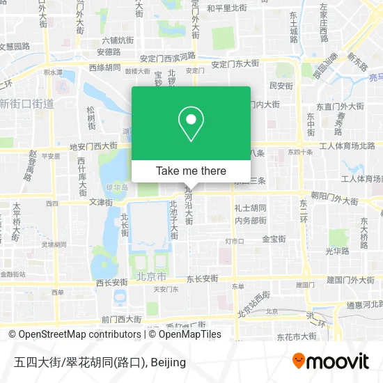 五四大街/翠花胡同(路口) map