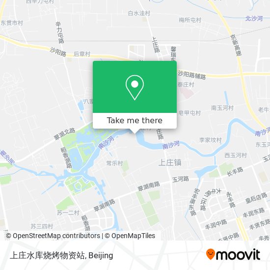 上庄水库烧烤物资站 map