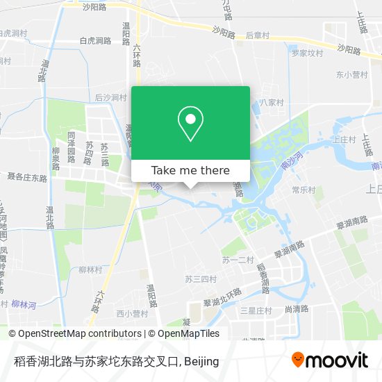 稻香湖北路与苏家坨东路交叉口 map