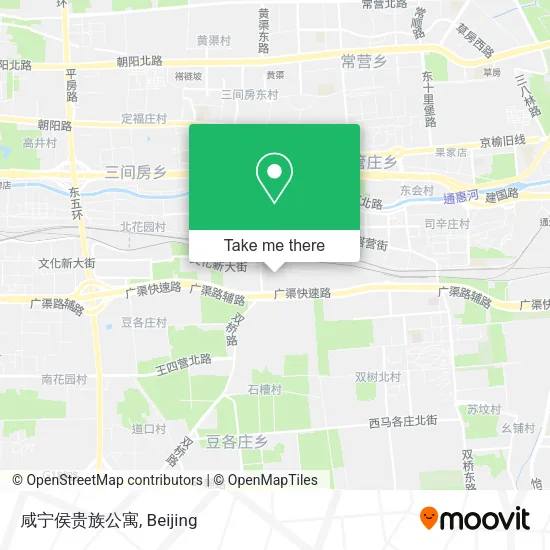 咸宁侯贵族公寓 map