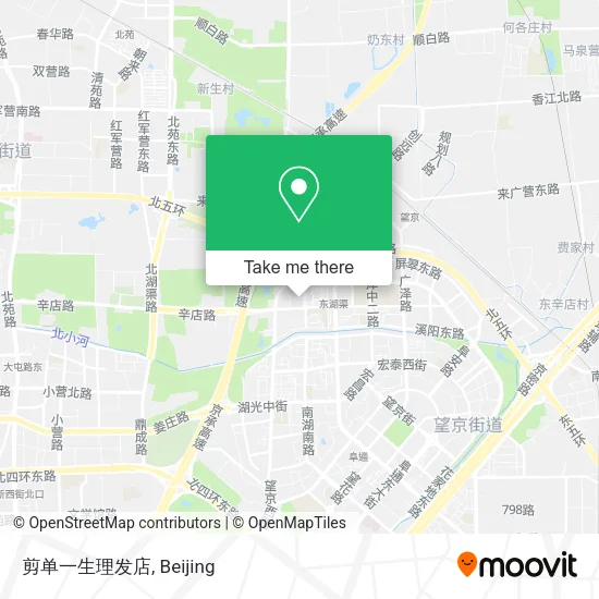 剪单一生理发店 map