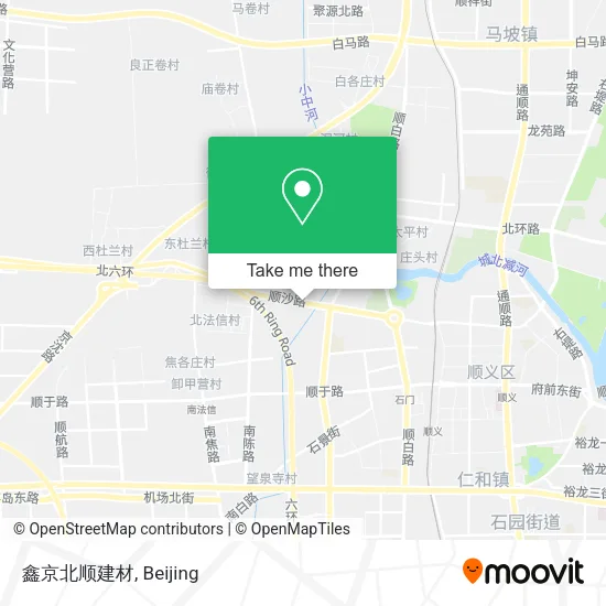 鑫京北顺建材 map