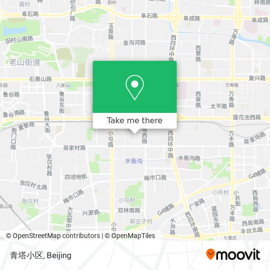 青塔小区 map