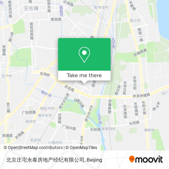 北京庄宅永泰房地产经纪有限公司 map