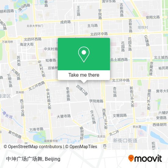 中坤广场广场舞 map
