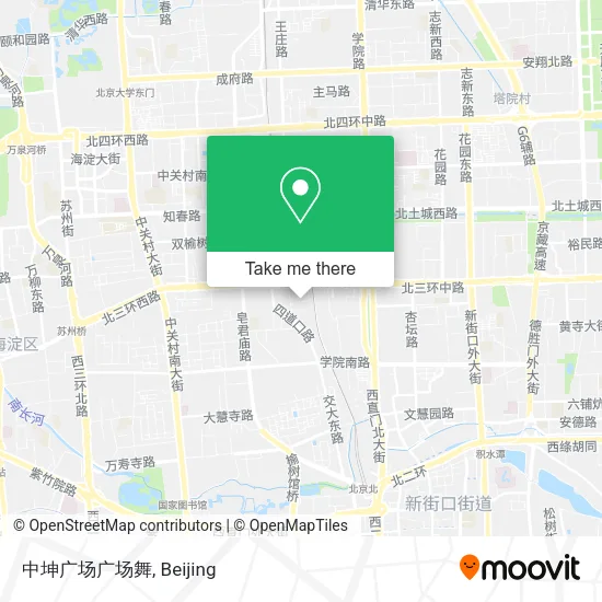 中坤广场广场舞 map