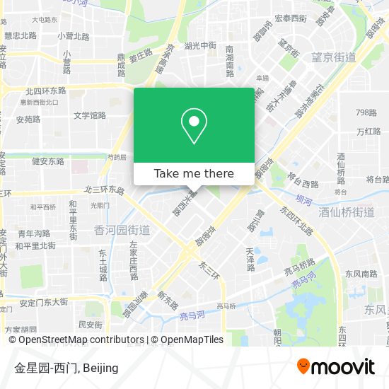金星园-西门 map