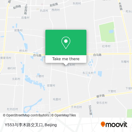 Y553与李木路交叉口 map