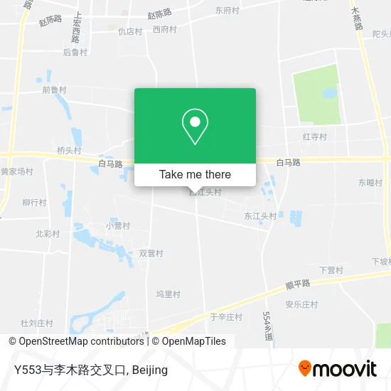 Y553与李木路交叉口 map