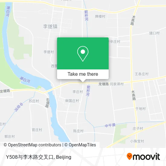 Y508与李木路交叉口 map