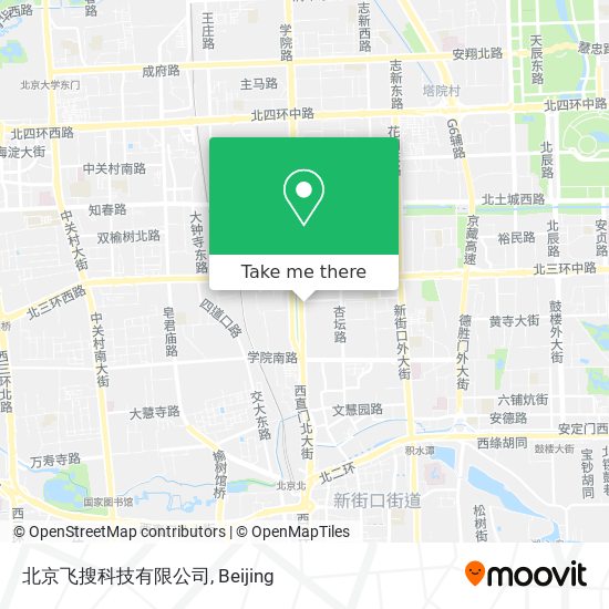 北京飞搜科技有限公司 map