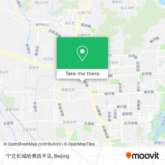 宁北长城哈弗昌平店 map
