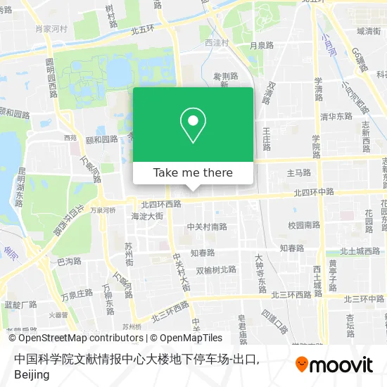 中国科学院文献情报中心大楼地下停车场-出口 map