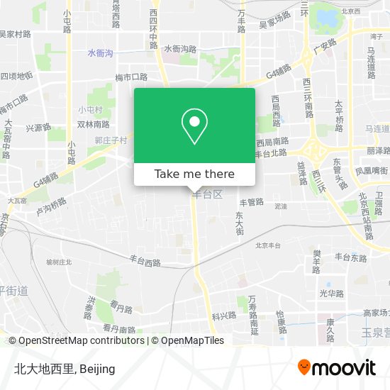 北大地西里 map