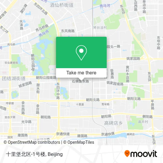 十里堡北区-1号楼 map