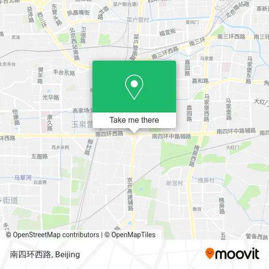 南四环西路 map