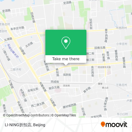 LI-NING折扣店 map