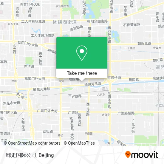 嗨走国际公司 map