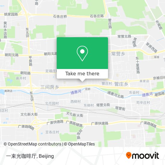 一束光咖啡厅 map