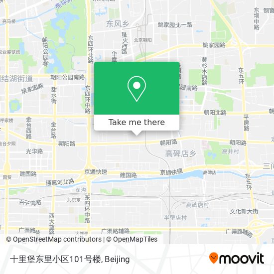 十里堡东里小区101号楼 map