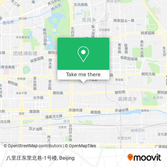 八里庄东里北巷-1号楼 map