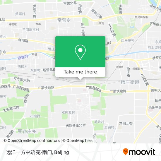 远洋一方林语苑-南门 map