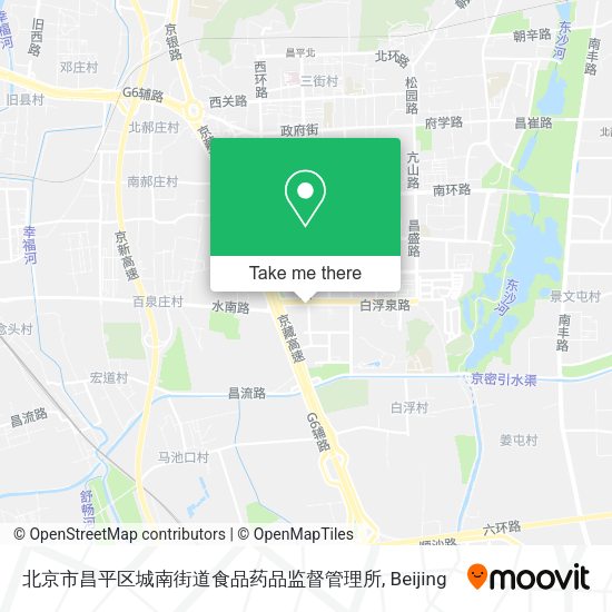 北京市昌平区城南街道食品药品监督管理所 map