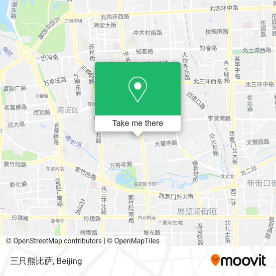 三只熊比萨 map