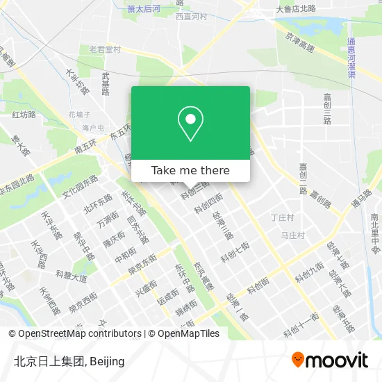 北京日上集团 map